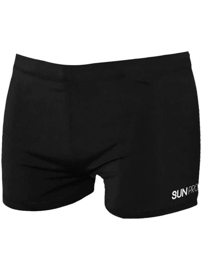 Boxer de bain Homme Sun project Noir Argenté - Kiabi