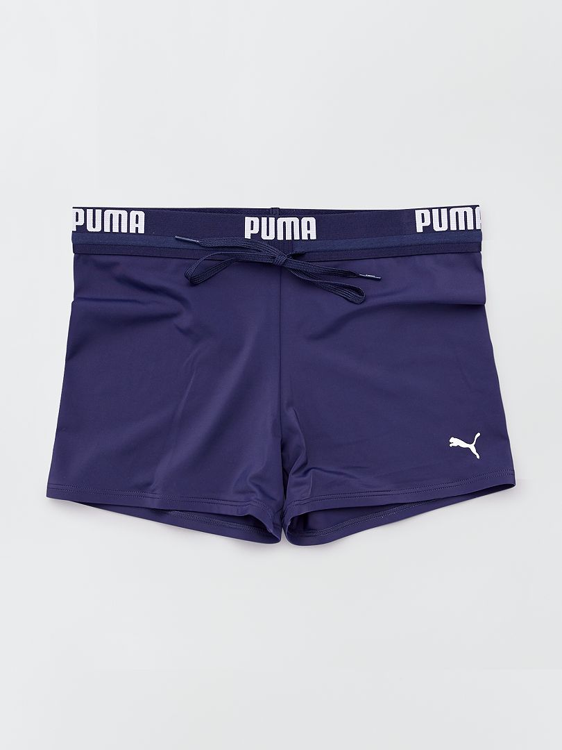 Boxer de bain 'Puma' ceinture logo bleu marine - Kiabi