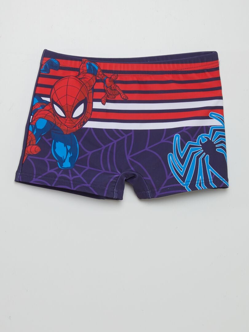 Boxer de bain 'Spiderman' Bleu - Kiabi