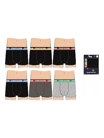 Boxer Enfant SERGIO TACCHINI - Pack de 6