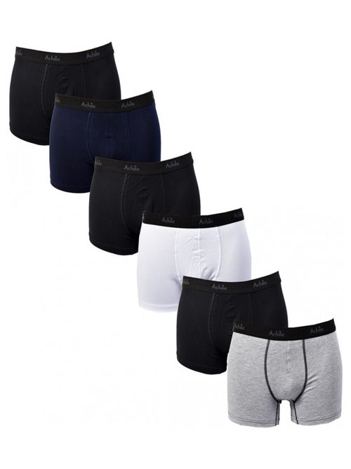 Boxer Homme ACHILE Ultra confort Qualité Française - Pack de 6 - Kiabi Boxer Homme ACHILE Ultra confort Qualité Française - Pack de 6 - Kiabi