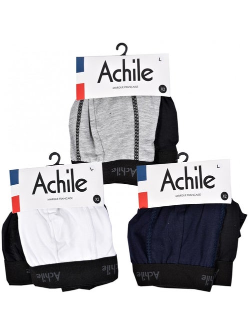 Boxer Homme ACHILE Ultra confort Qualité Française - Pack de 6 - Kiabi Boxer Homme ACHILE Ultra confort Qualité Française - Pack de 6 - Kiabi