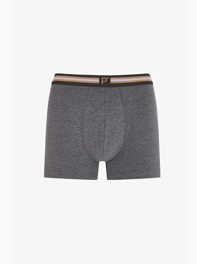 Boxer homme ember à rayures penti Camel - Kiabi