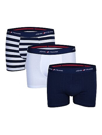 Boxer Homme JOHN FRANK - Pack de 3