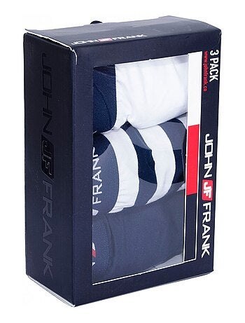 Boxer Homme JOHN FRANK - Pack de 3