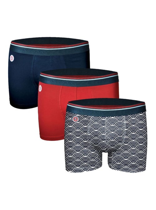 Boxer Homme JOHN FRANK  - Pack de 3 - Kiabi