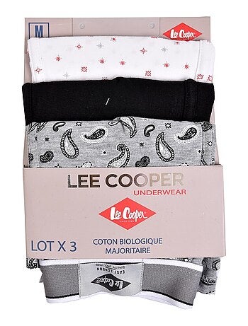 Boxer homme lee cooper - pack de de