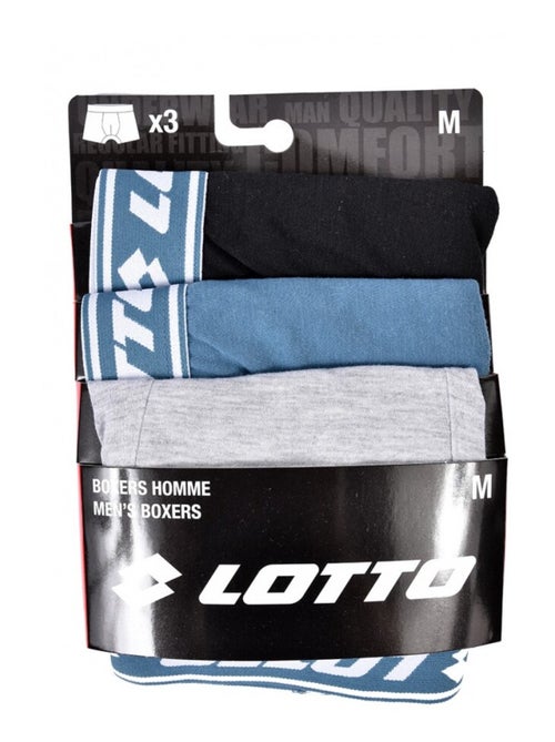 Boxer homme LOTTO - Pack de 3 - Kiabi