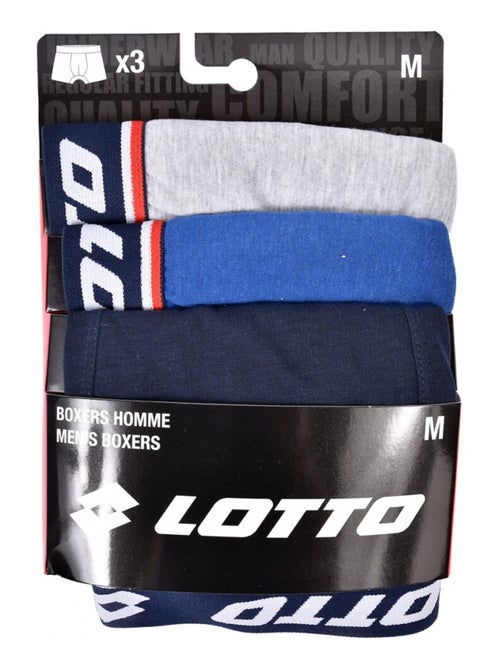 Boxer homme LOTTO - Pack de 3 - Kiabi