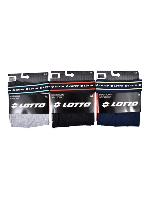 Boxer homme LOTTO - Pack de 3 - Kiabi