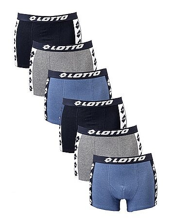 Boxer homme LOTTO - Pack de 6