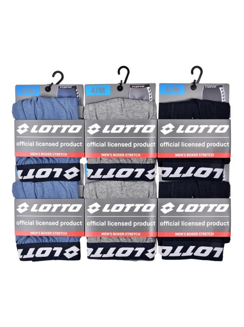 Boxer homme LOTTO - Pack de 6 - Kiabi