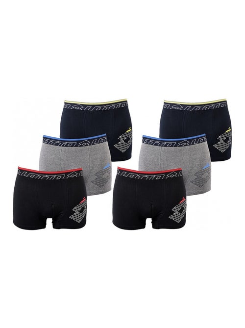Boxer homme LOTTO - Pack de 6 - Kiabi Boxer homme LOTTO - Pack de 6 - Kiabi