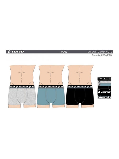 Boxer homme LOTTO - Pack de 9 - Kiabi