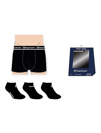 Boxer homme sergio tacchini lot de 3 pack cadeaux - pack de 3