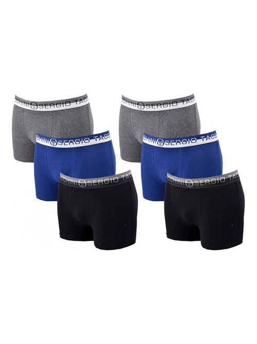 Boxer Homme SERGIO TACCHINI Lot de 6 - Pack de 6 - Kiabi