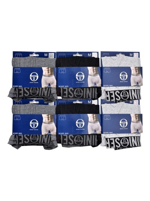 Boxer Homme SERGIO TACCHINI Lot de 6 - Pack de 6 - Kiabi