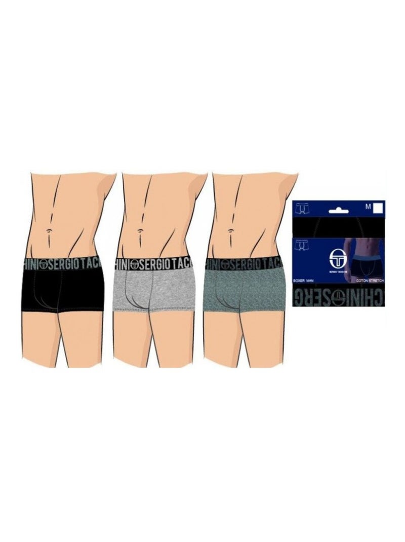 Boxer Homme SERGIO TACCHINI Lot de 6 - Pack de 6 Multicolore - Kiabi