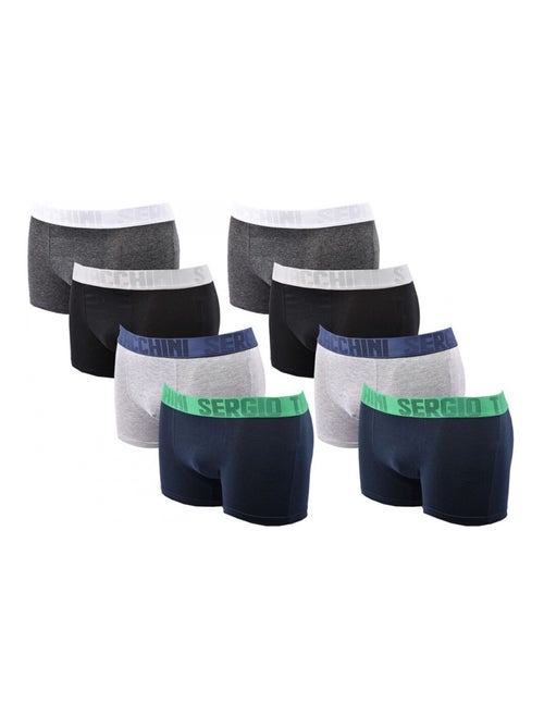 Boxer Homme SERGIO TACCHINI Lot de 8 - Pack de 8 - Kiabi