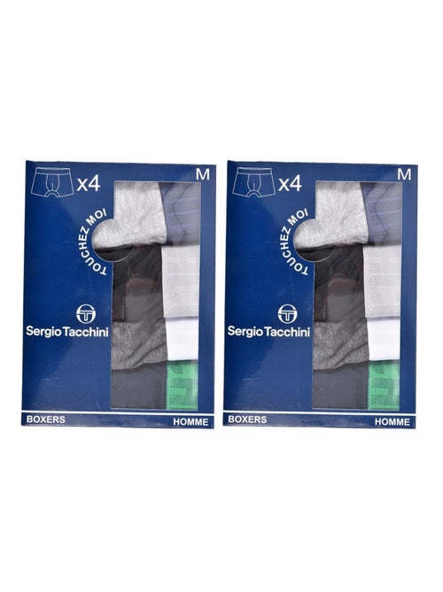 Boxer Homme SERGIO TACCHINI Lot de 8 - Pack de 8 - Kiabi