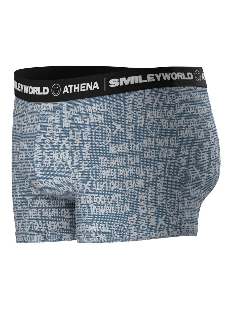 Boxer homme smileyworld® i athena Bleu - Kiabi