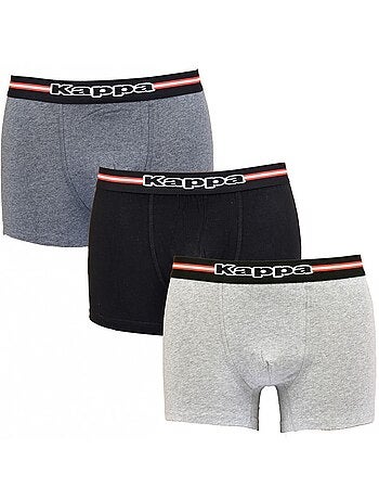 Boxer KAPPA pour Homme Qualité et Confort -Assortiment modèles photos selon arrivages - Pack de 3