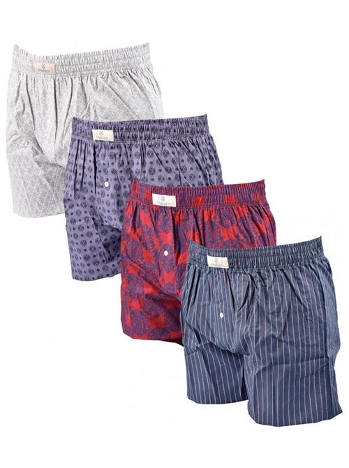 Boxer Long CXL By LACROIX X4 - Pack de 4 - Kiabi