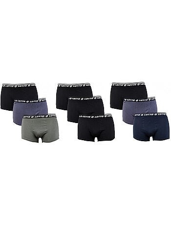 Boxer LOTTO pour Homme 100% COTON - Pack de 9