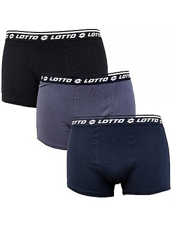 Boxer LOTTO pour Homme 100% COTON - Pack de 9