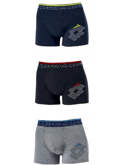 Boxer LOTTO pour Homme Qualité et Confort -Assortiment modèles photos selon arrivages- - Pack de 3 - Kiabi Boxer LOTTO pour Homme Qualité et Confort -Assortiment modèles photos selon arrivages- - Pack de 3 - Kiabi