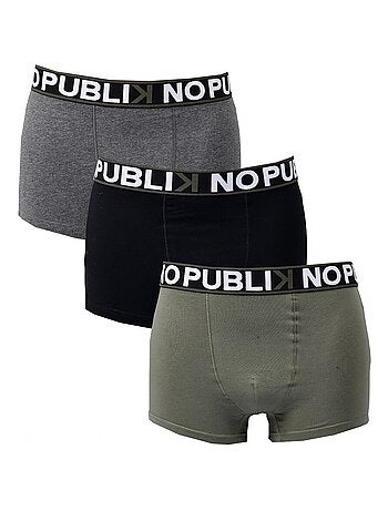 Boxer No Publik en Coton - Pack de 3