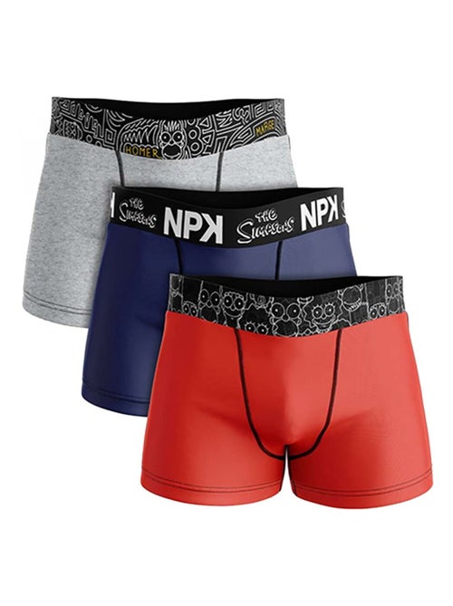 Boxer No Publik Featuring Simpsons- Pack de 3 - Kiabi