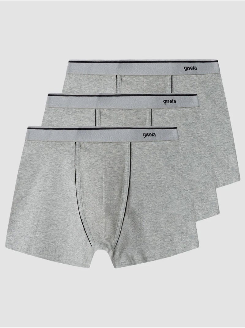 Boxer pour homme hypoallergénique Gris chiné - Kiabi