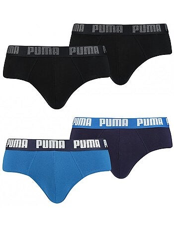 Boxer PUMA pour Homme Qualité et Confort -Assortiment modèles photos selon arrivages - Pack de 4