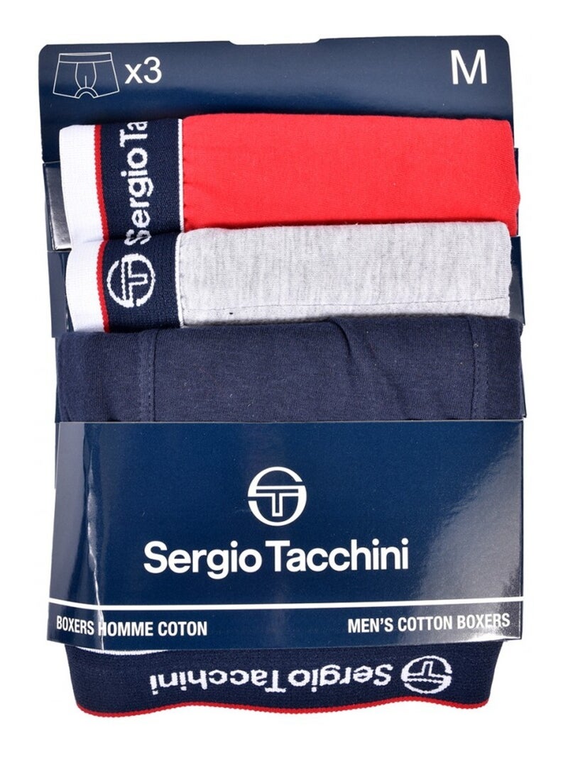 Boxer SERGIO TACCHINI - Pack de 3 Multicolore - Kiabi