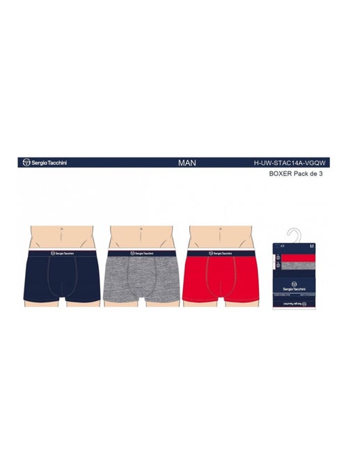 Boxer SERGIO TACCHINI - Pack de 3 - Kiabi