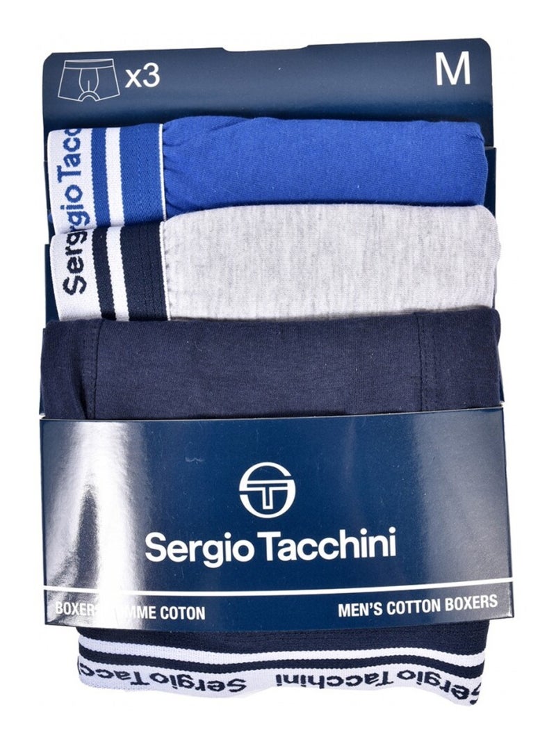 Boxer SERGIO TACCHINI - Pack de 3 Multicolore - Kiabi