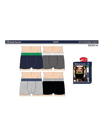 Boxer SERGIO TACCHINI - Pack de 4