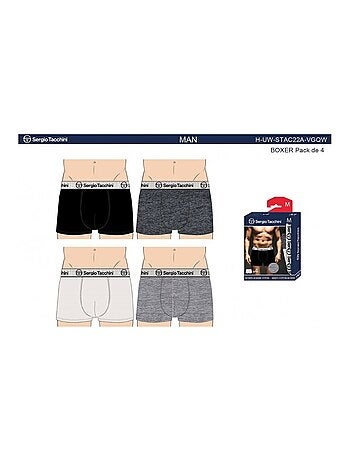 Boxer SERGIO TACCHINI - Pack de 4