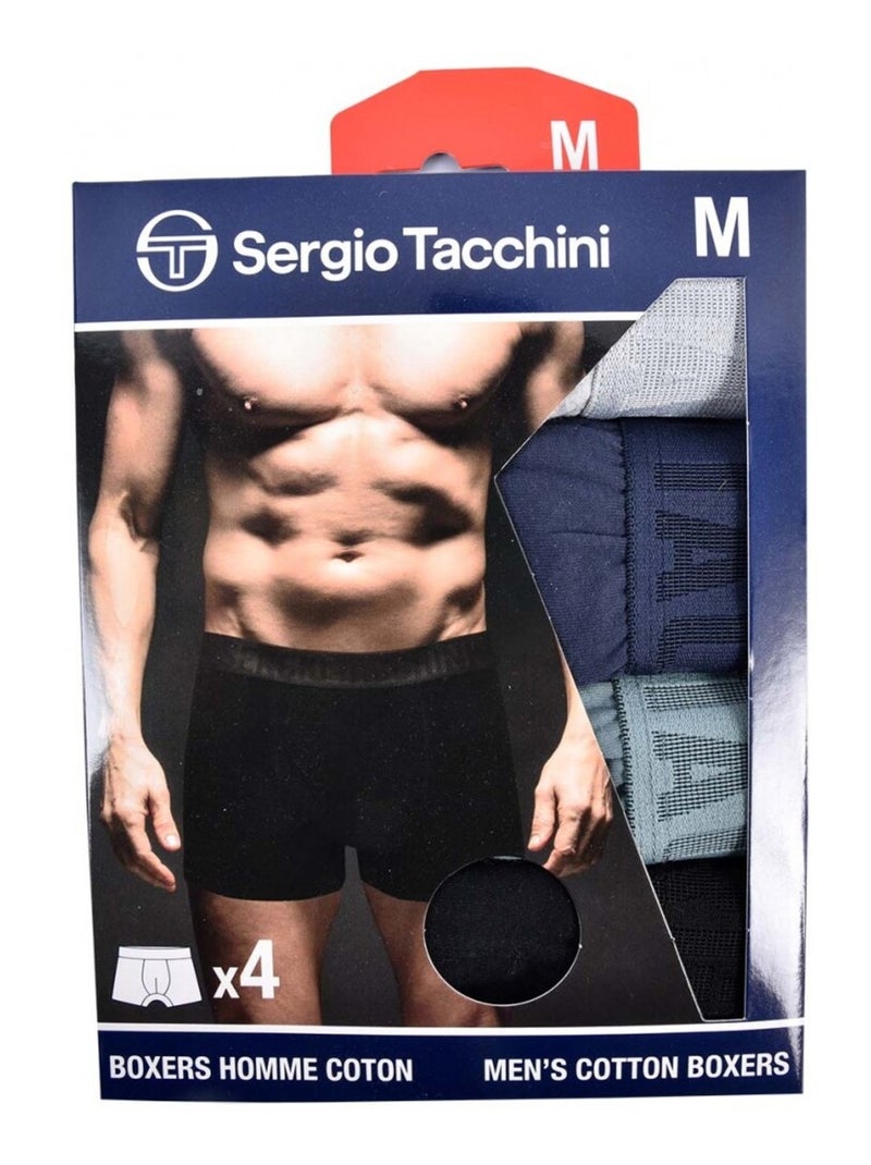 Boxer SERGIO TACCHINI - Pack de 4 Multicolore - Kiabi