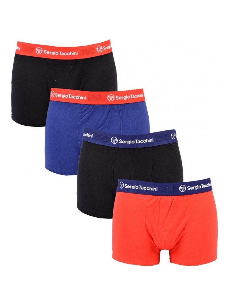 Boxer SERGIO TACCHINI - Pack de 4 Multicolore - Kiabi