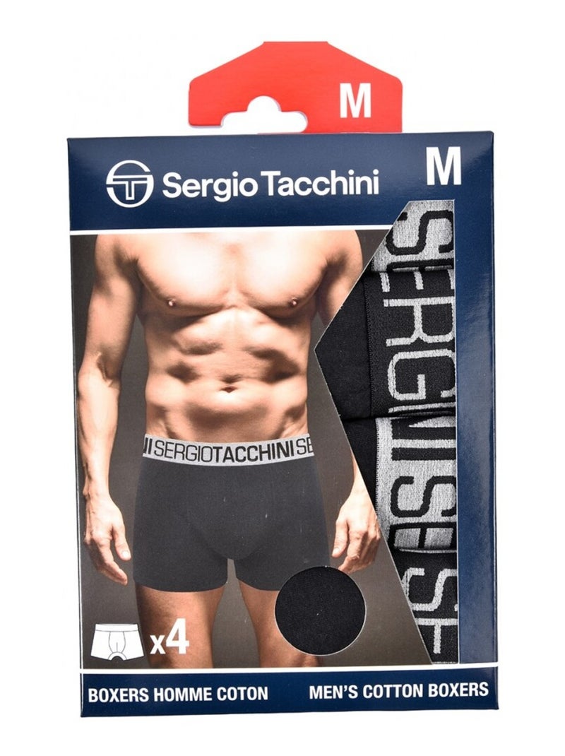 Boxer SERGIO TACCHINI - Pack de 4 Multicolore - Kiabi