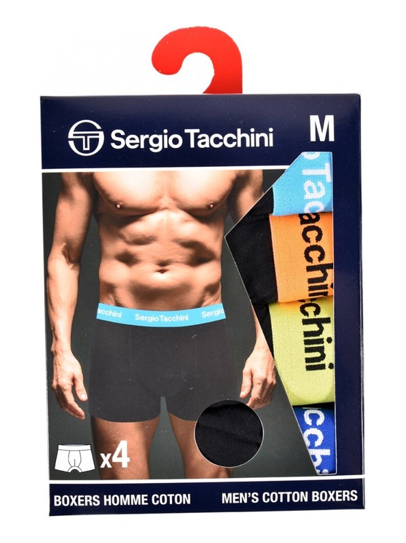 Boxer SERGIO TACCHINI - Pack de 4 Multicolore - Kiabi