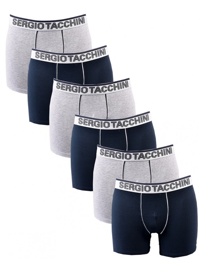 Boxer SERGIO TACCHINI - Pack de 6 Multicolore - Kiabi