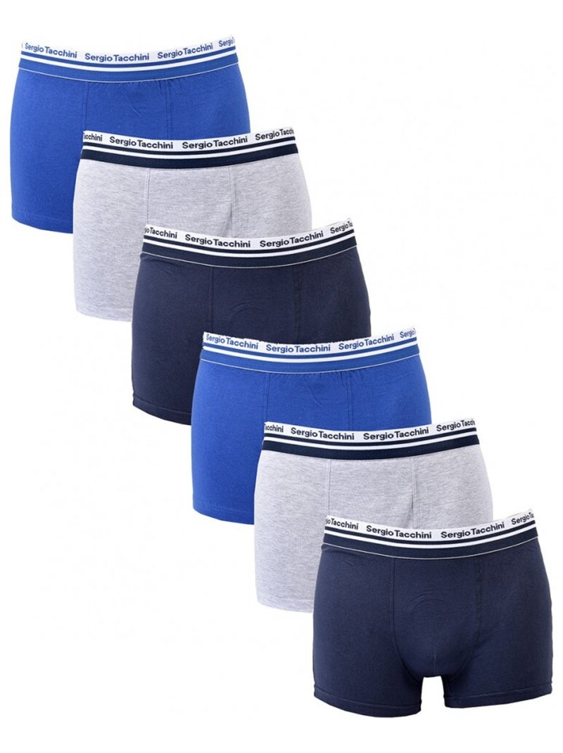 Boxer SERGIO TACCHINI - Pack de 6 Multicolore - Kiabi