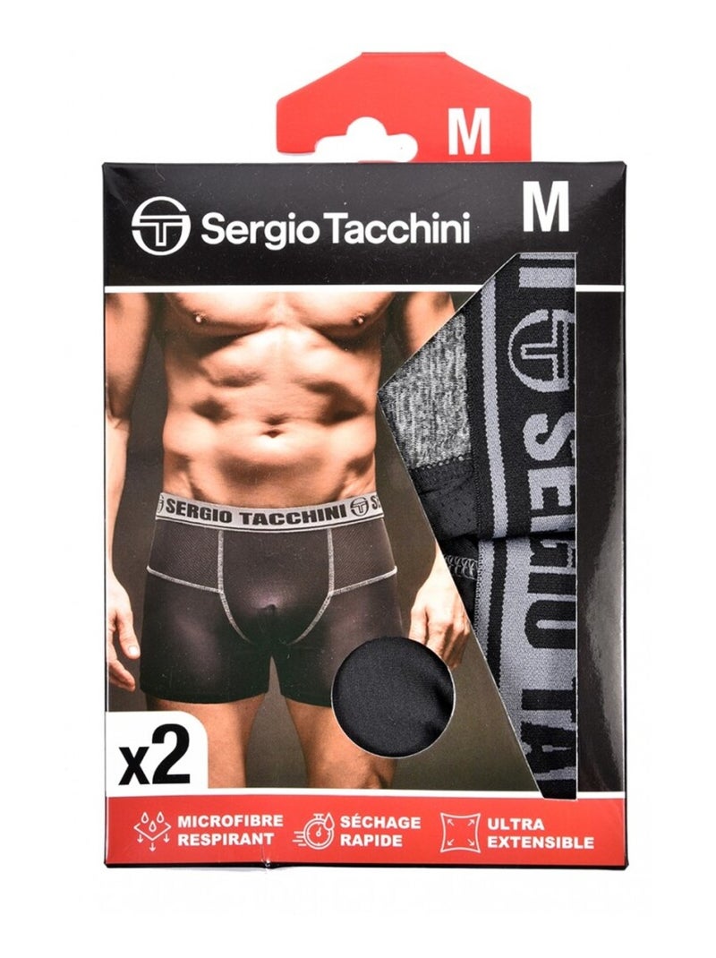 Boxer SERGIO TACCHINI X2 - Pack de 2 Multicolore - Kiabi