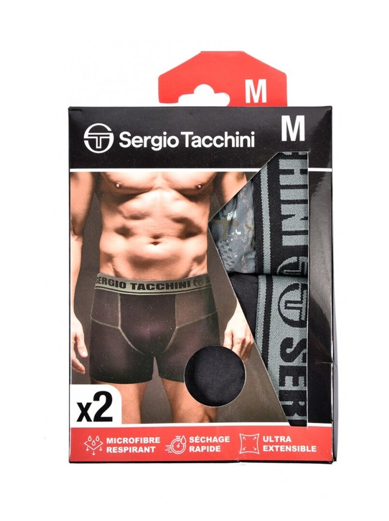 Boxer SERGIO TACCHINI X2 - Pack de 2 Multicolore - Kiabi