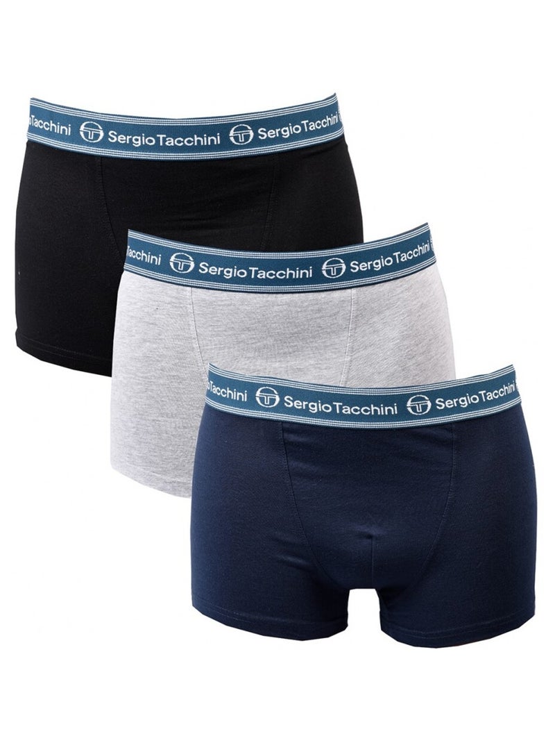 Boxer SERGIO TACCHINI X3 - Pack de 3 Multicolore - Kiabi