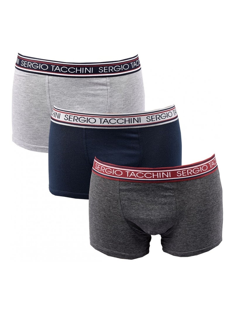 Boxer SERGIO TACCHINI X3 - Pack de 3 Multicolore - Kiabi