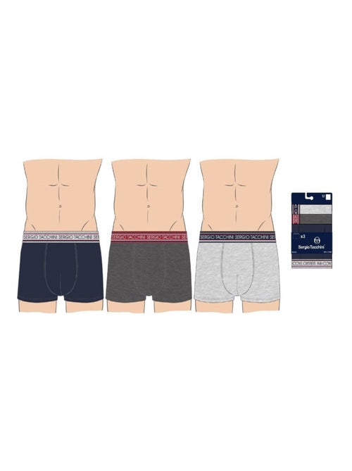 Boxer SERGIO TACCHINI X3 - Pack de 3 - Kiabi